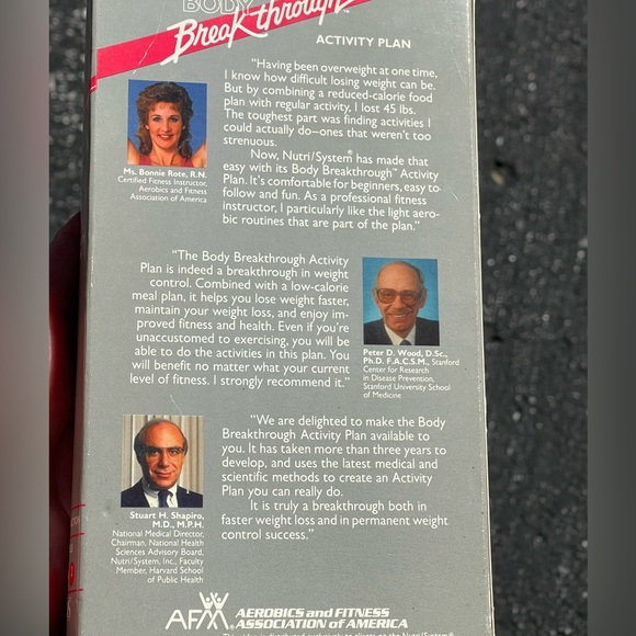 Nutri/System Exercise VHS Tapes Body Break Through Bundle - Picture 3 of 4